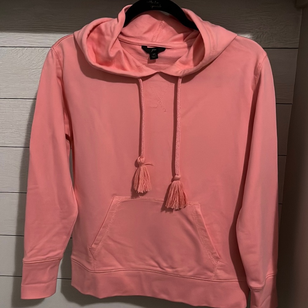 Cute J. Crew pullover hoodie with tassel